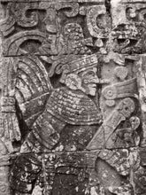 Load image into Gallery viewer, Chichen Itza, Desktop Mayan Ball Court Procession Metal Relief Art, Vintage, 1970's