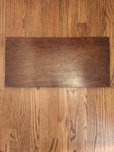 Load image into Gallery viewer, Incan Creator God & Sican Deity, Hand Tooled Leather and Wood Tray, Peru, Vintage, 1980's