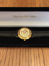 Load image into Gallery viewer, The Power of the Emerald Isle Celtic Watch, Gold Plated Sterling Silver Case, Leather Band, 1980's