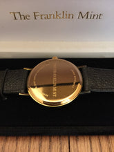 Load image into Gallery viewer, The Power of the Emerald Isle Celtic Watch, Gold Plated Sterling Silver Case, Leather Band, 1980's