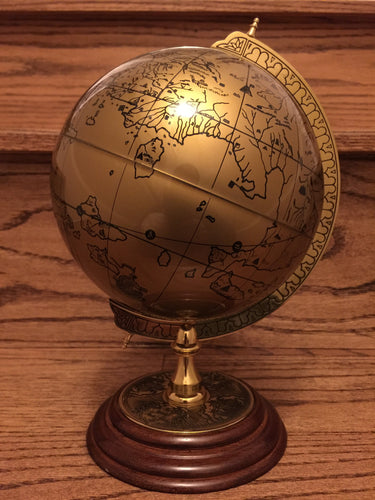 Royal Geographical Society Discovery Globe, Desktop Model of the World's First Globe, 1991