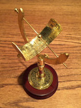 Load image into Gallery viewer, Equatorial Sundial Model from The Great Instruments of Discovery Collection, 1987