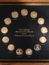 Load image into Gallery viewer, The Official Bicentennial Medals of the Thirteen Original States in Sterling Silver, 1975