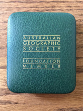 Load image into Gallery viewer, The Royal Australian Mint, Australian Geographic Society Medal, Gold Plated Bronze, 1988