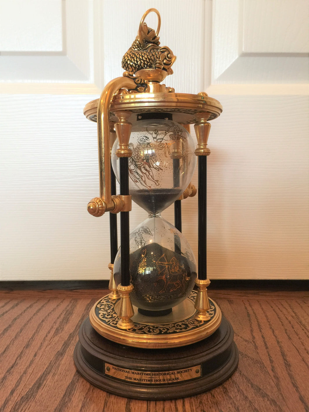 The Maritime Hourglass, National Maritime Historical Society, with Zodiac Signs, 1990's