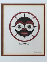 Load image into Gallery viewer, Native American, Pacific Northwest Canada, Haida Moon Art Print, 1970&#39;s