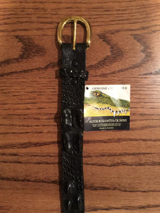 Genuine Crocodile Belt from CITES Regulated Australian Farm - US Size 34, Large