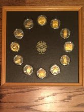 Load image into Gallery viewer, Very Rare, Treasures of the Mayas Silver Medals with 24 Karat Gold, 1979