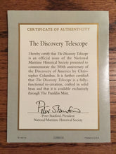 Load image into Gallery viewer, The Discovery Telescope Model from the 500th Anniversary of Columbus Collection, 1992