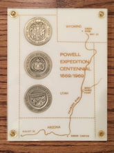 Load image into Gallery viewer, Powell Expedition Centennial Commemorative Silver Medals, Dated 1969