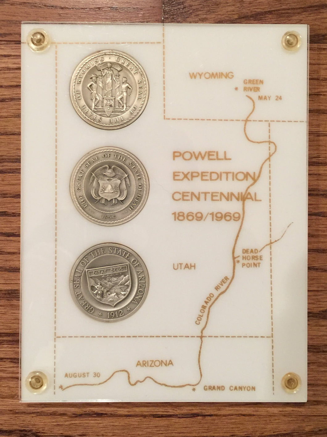 Powell Expedition Centennial Commemorative Silver Medals, Dated 1969