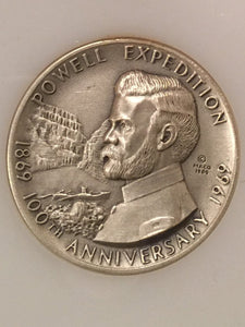 Powell Expedition Centennial Commemorative Silver Medals, Dated 1969