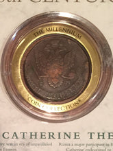 Load image into Gallery viewer, Sold Out - 18th Century Russia Catherine the Great, Authentic 1779 Coin in Descriptive Case