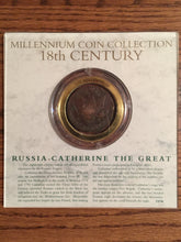 Load image into Gallery viewer, Sold Out - 18th Century Russia Catherine the Great, Authentic 1779 Coin in Descriptive Case