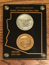 Load image into Gallery viewer, Grand Canyon National Park, 50th Anniversary Medal Set, Dated 1969