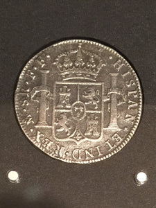 El Cazador - London Mint Office Presentation - 8 Real Silver Coin from Shipwreck, Dated 1783