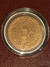 Load image into Gallery viewer, Sold Out - Ultra Rare, Treasures of the Aztecs Silver Medals with 24 Karat Gold, 1976