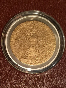 Sold Out - Ultra Rare, Treasures of the Aztecs Silver Medals with 24 Karat Gold, 1976