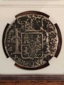 El Cazador - Whale Cluster - 8 Real Silver Coin from Shipwreck, Dated 1783