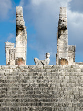 Load image into Gallery viewer, Chichen Itza, Chac-Mool, Carved Wooden Mask Art, Vintage, 1990&#39;s